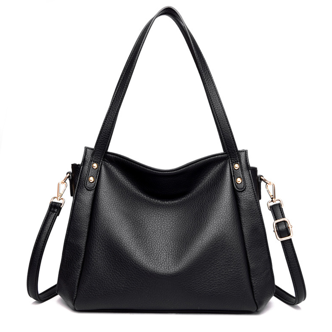 Noir Lattice Handbag