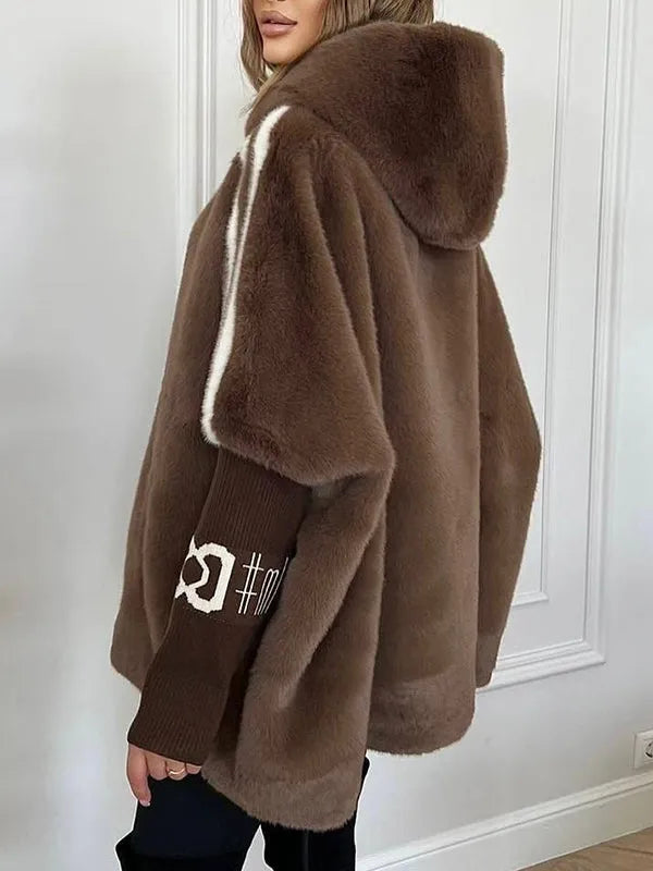 Brielle Faux Fur Hooded Jacket