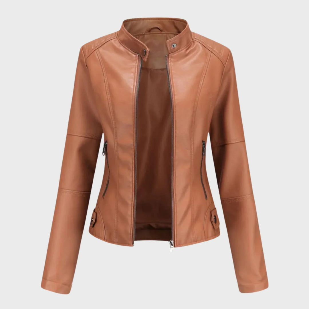 Romina | Casual Leather Jacket