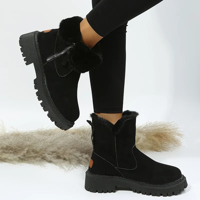 Maia Suede-Look Lug Boot