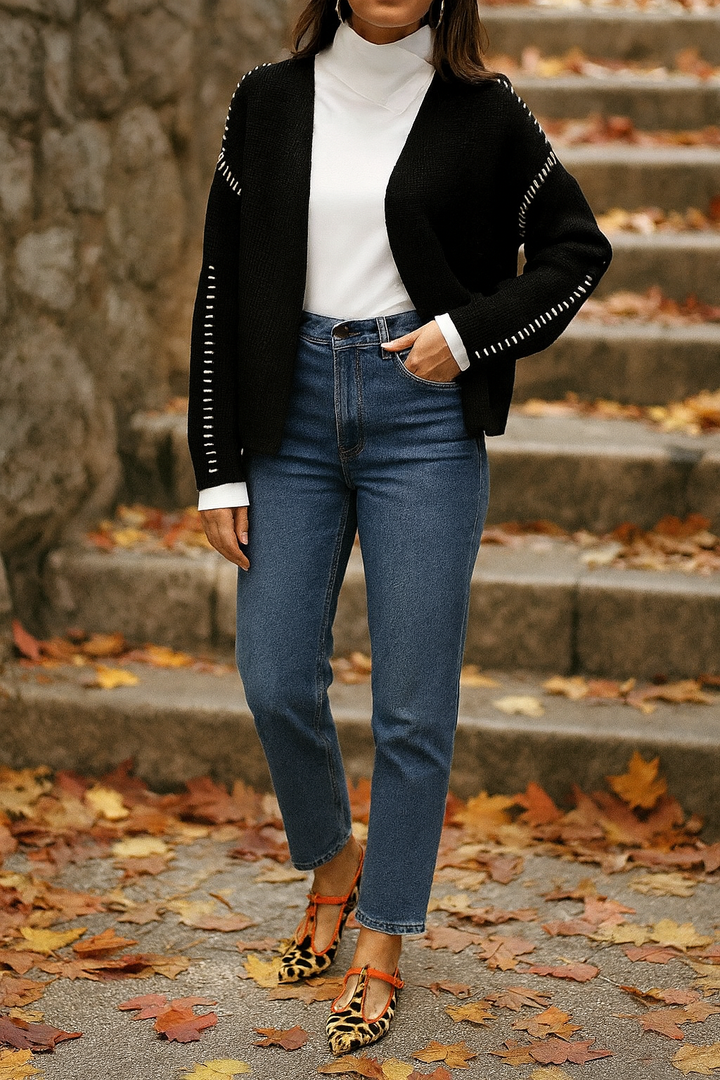 Alina | Leopard T-Strap Flats