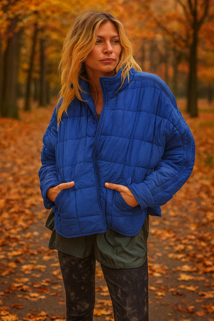 October – Lightweight Compact Zip Puffer Jacket