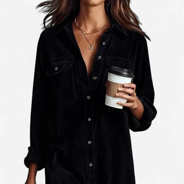 Anastacia | Loose corduroy midi dress