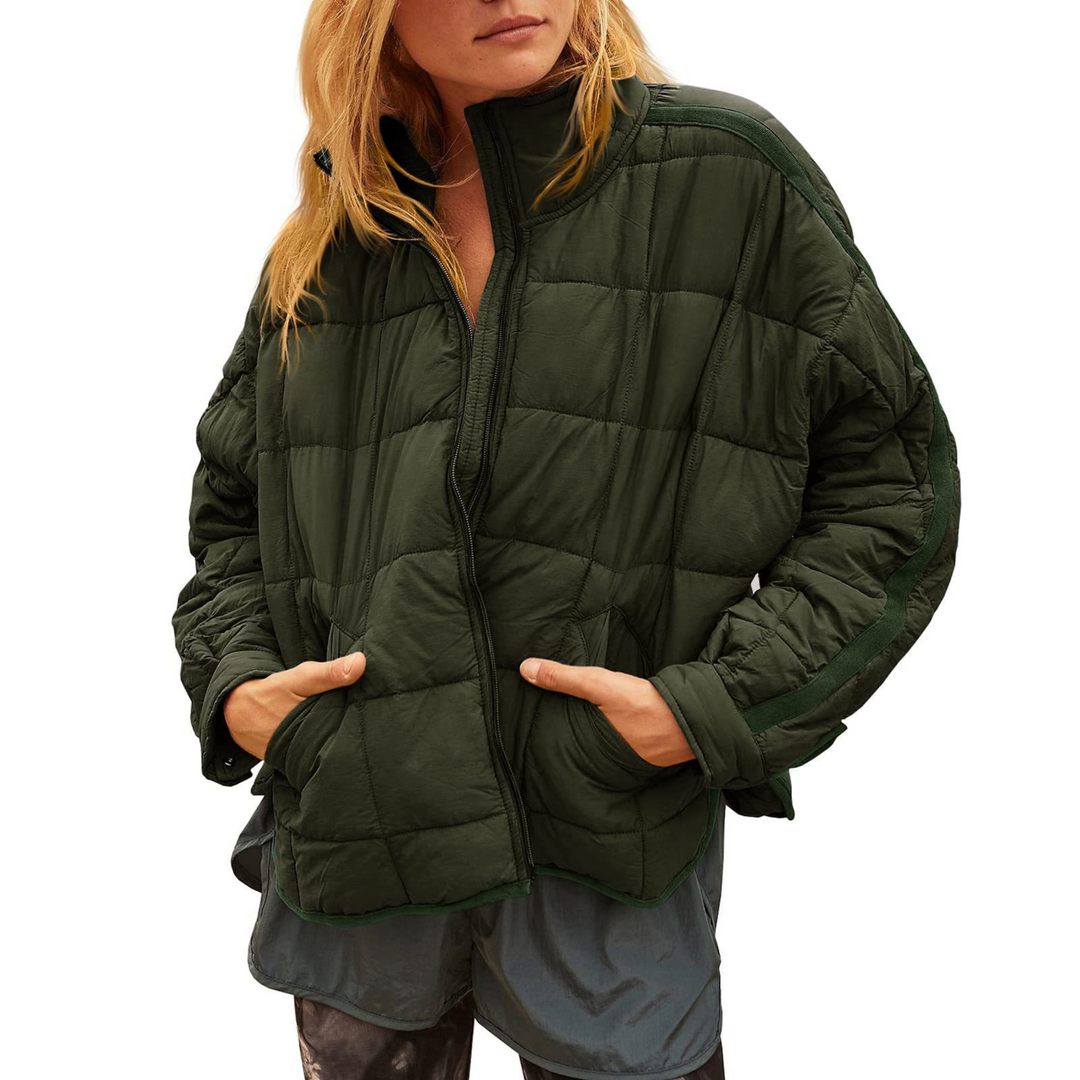 October – Lightweight Compact Zip Puffer Jacket