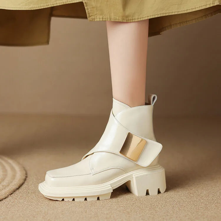 Ovelisse™| Leather Ankle Boots