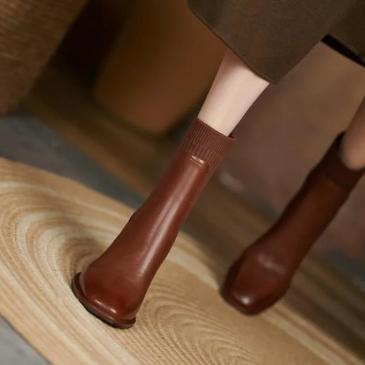 Lorivane™| Square Ankle Boots