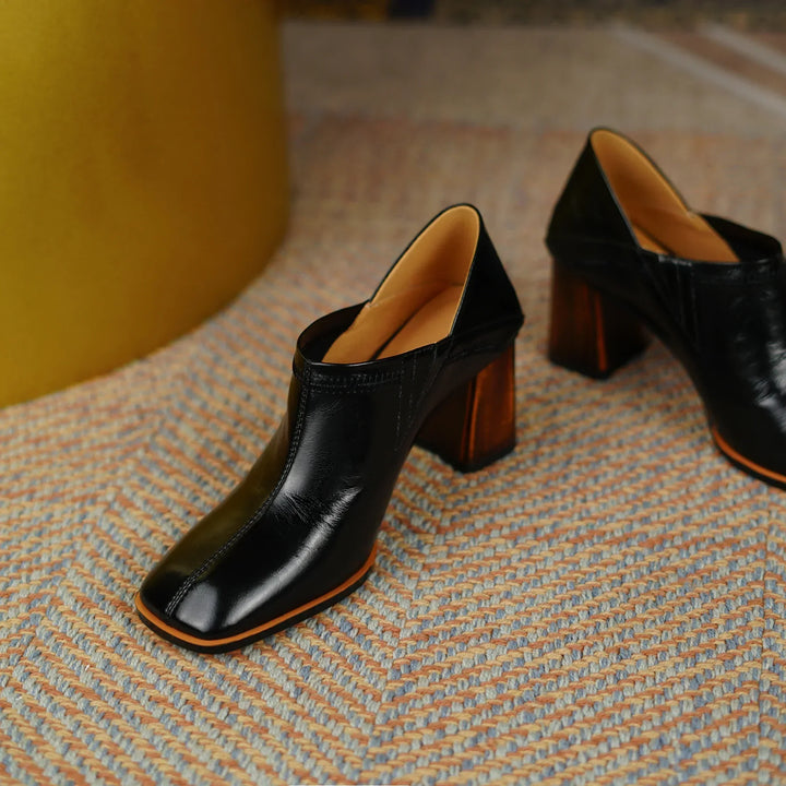 Orlissa™| Square Ankle Boots