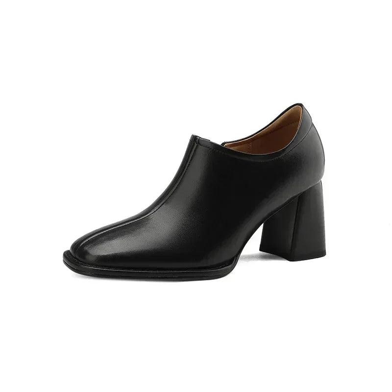 Vionara™| Leather Ankle Boots