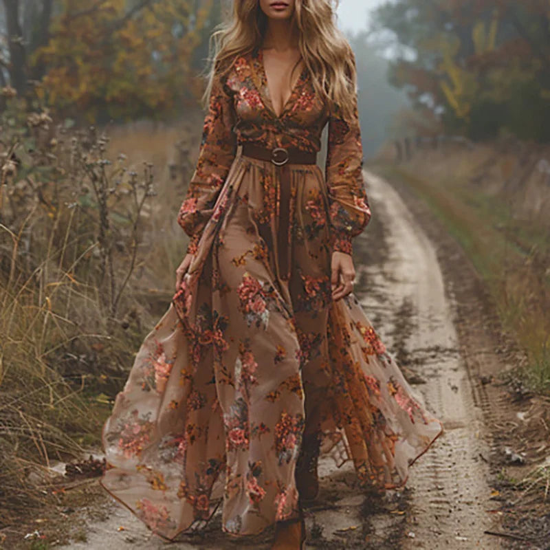 Alina Soleil | Romantic Boho Maxi Dress