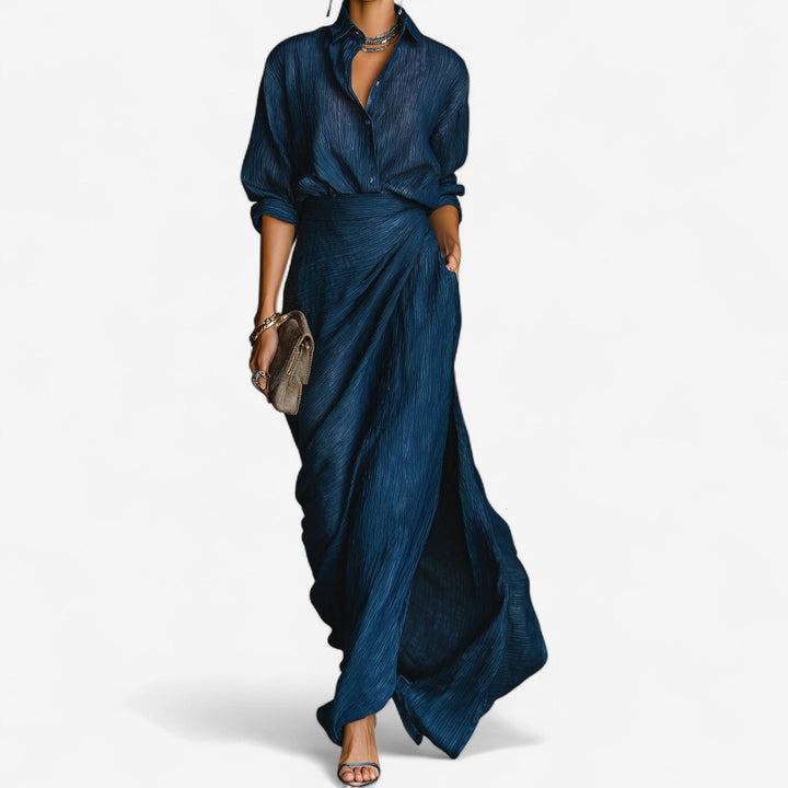 Tina | Ocean maxi dress
