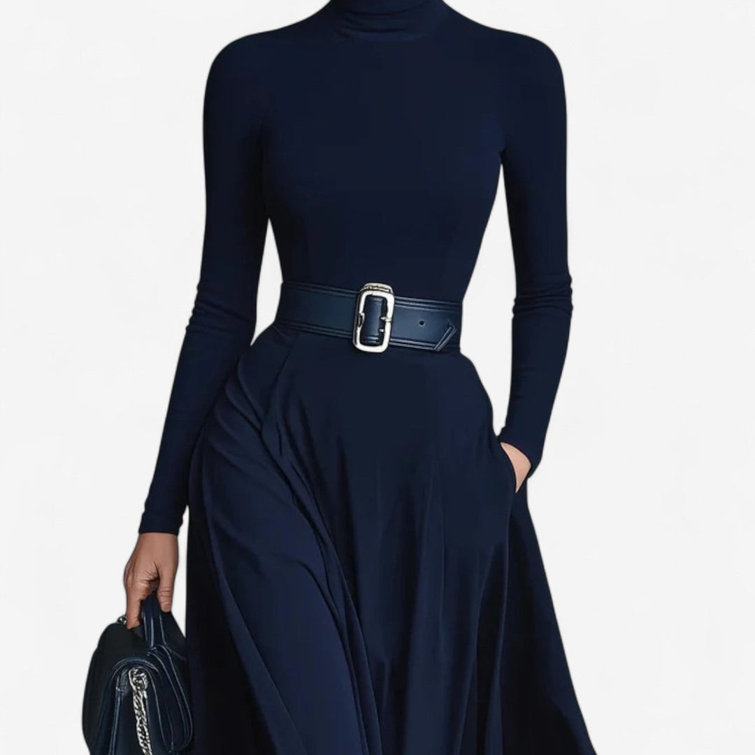 Yvelise | High-neck maxi dress