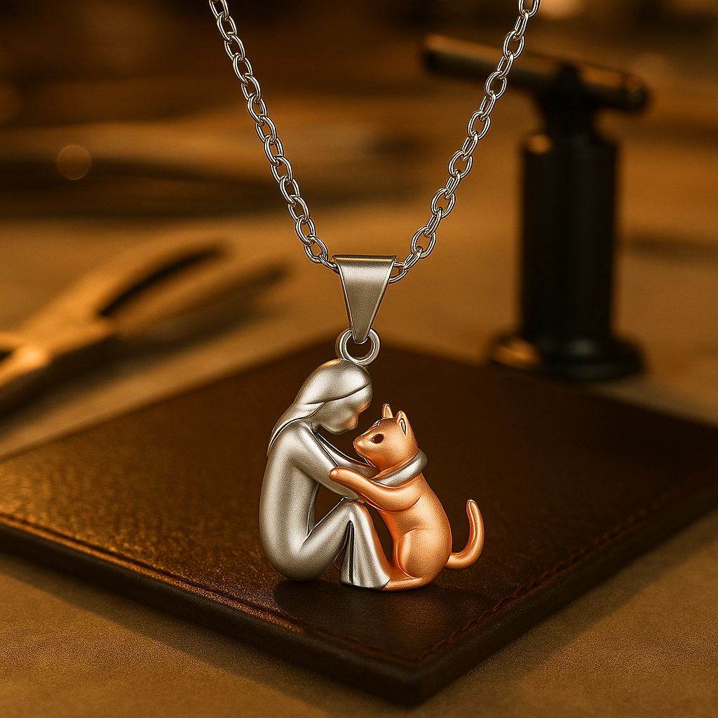 Zavelli Hug Pendant Necklace