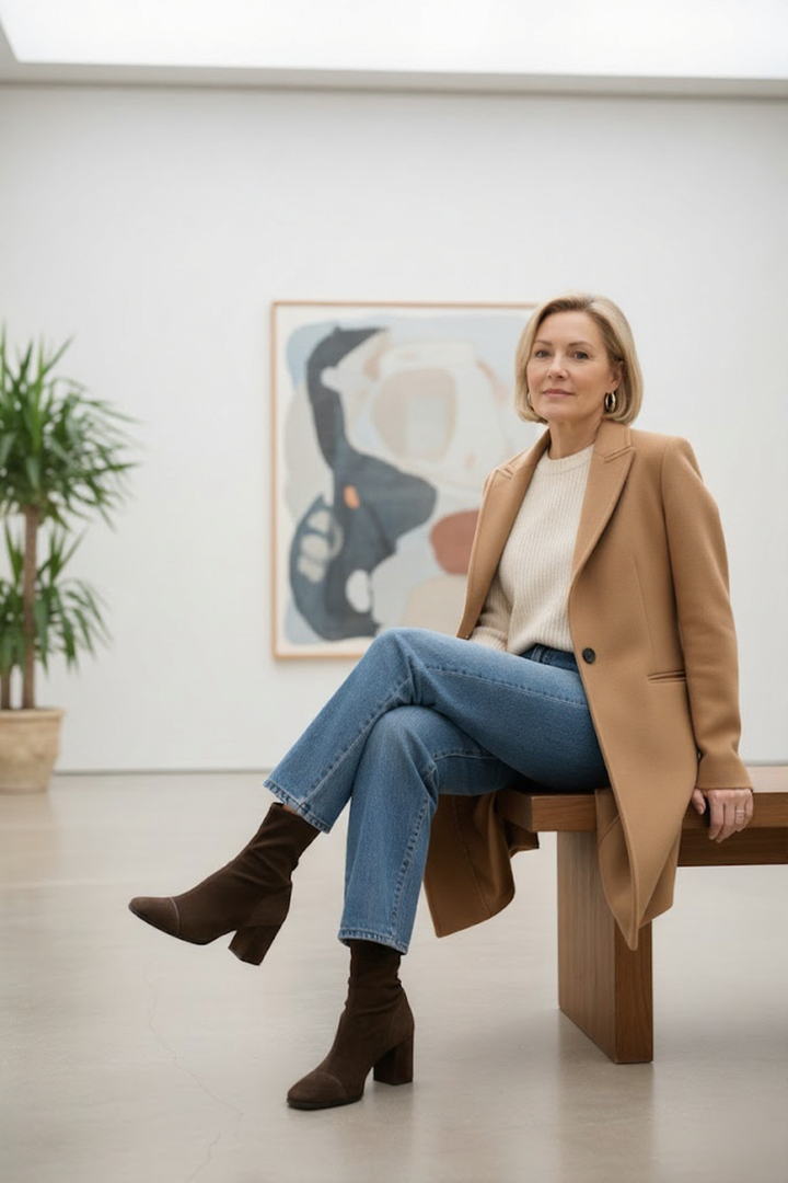 Victoria | Square toe heeled boots