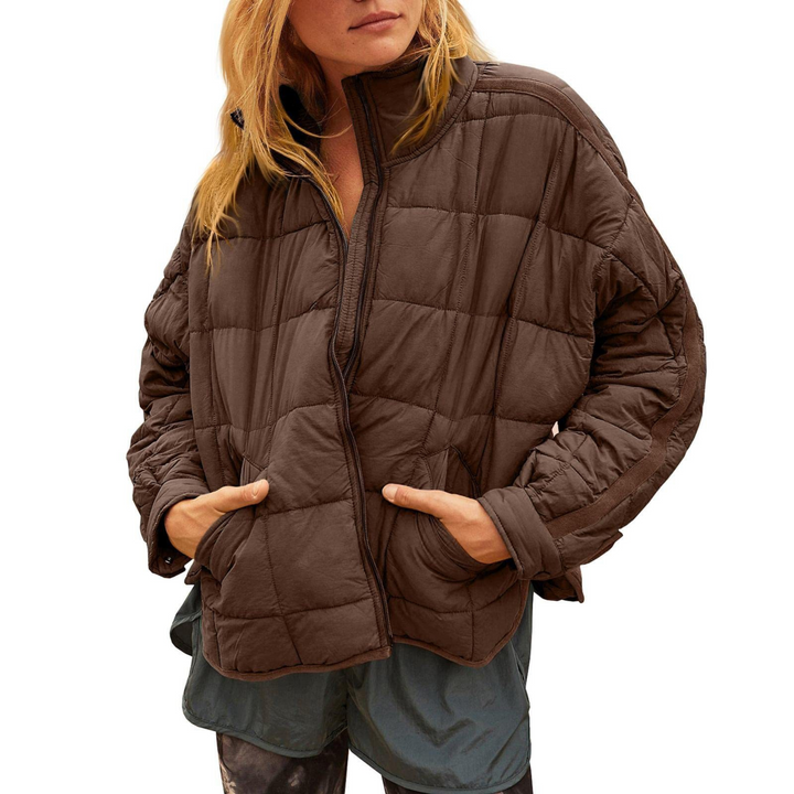October – Lightweight Compact Zip Puffer Jacket